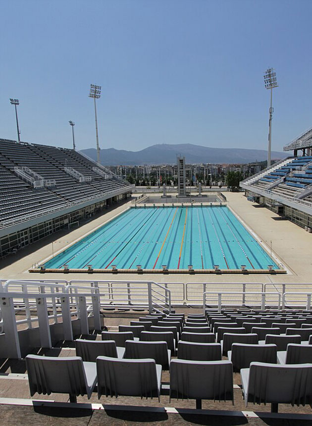 OLYMPIC AQUATIC CENTER IN THE OLYMPIC ATHLETIC CENTER OF ATHENS “SPIROS LOUIS”